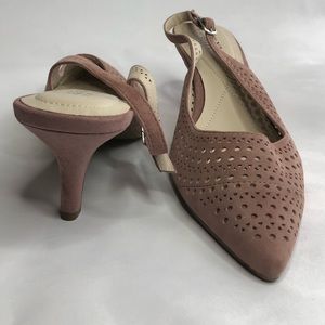 Alfani flex step Desert rose slingback pump Size 9